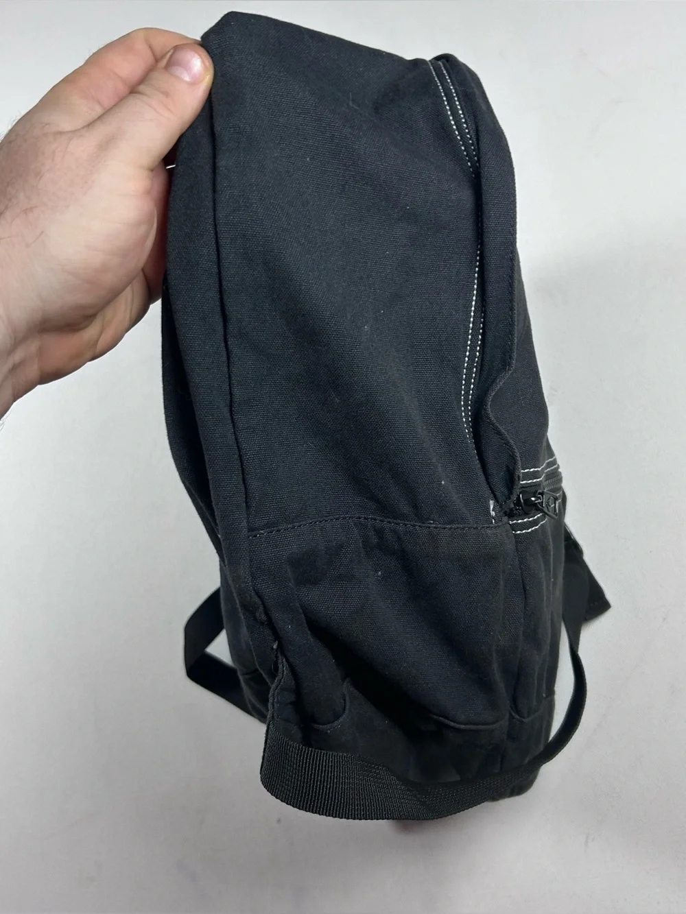 Roxy Quiksilver Vintage Surf Backpack 90S 00S Y2K Glitter Logo Black Youth Bag